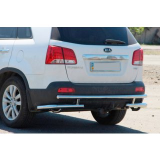 Rear Bar AK003-2 (Stainless Steel) Kia Sorento II XM 2009-2014 photo 3