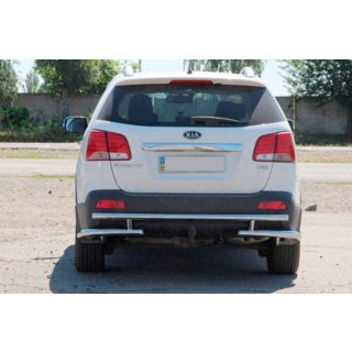 Rear Bar AK003-2 (Stainless Steel) Kia Sorento II XM 2009-2014 photo 2