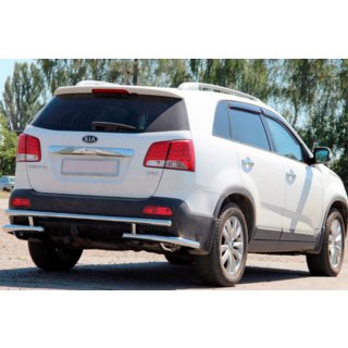 Rear Bar AK003-2 (Stainless Steel) Kia Sorento II XM 2009-2014 photo 1