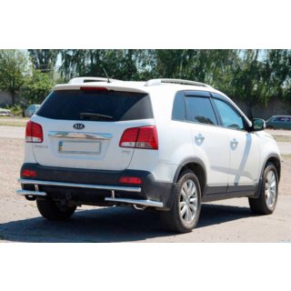 Rear Bar AK003-2 (Stainless Steel) Kia Sorento II XM 2009-2014 photo 4