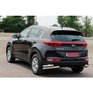 Rear Protection Double Corner Bars AK003 Double (Stainless Steel) Kia Sportage 2015-2021 photo 4