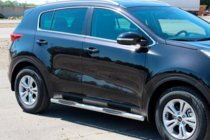 Kia Sportage 2015-2021 Side Bars BB002 (2 pcs, stainless steel) photo 1