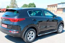 Kia Sportage 2015-2021 Side Bars BB002 (2 pcs, stainless steel) photo 2