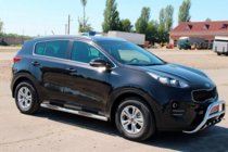 Kia Sportage 2015-2021 Side Bars BB002 (2 pcs, stainless steel) photo 3