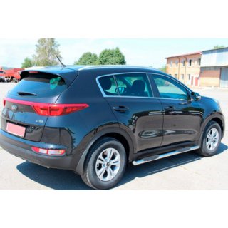 Side Bars BB002 (2 pcs, stainless steel) Kia Sportage 2015-2021 photo 2