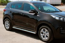 Kia Sportage 2015-2021 Side Bars BB001 (2 pcs, stainless steel) photo 1