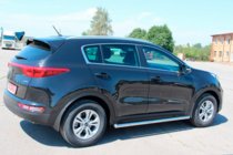 Kia Sportage 2015-2021 Side Bars BB001 (2 pcs, stainless steel) photo 3