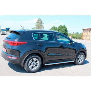 Side Bars BB001 (2 pcs, stainless steel) Kia Sportage 2015-2021 photo 3