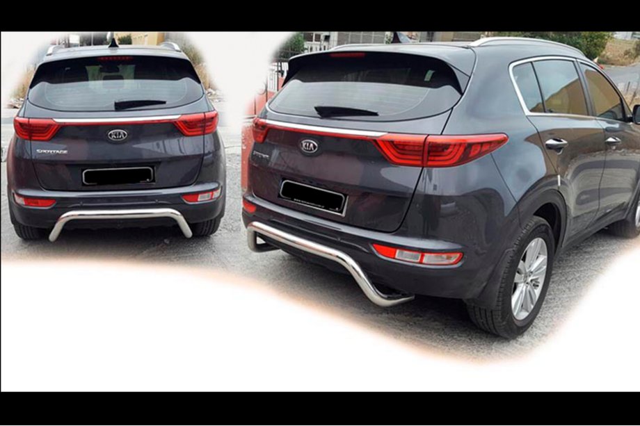 Kia Sportage 2015-2021 Rear Guard AK007 (Stainless Steel) Image