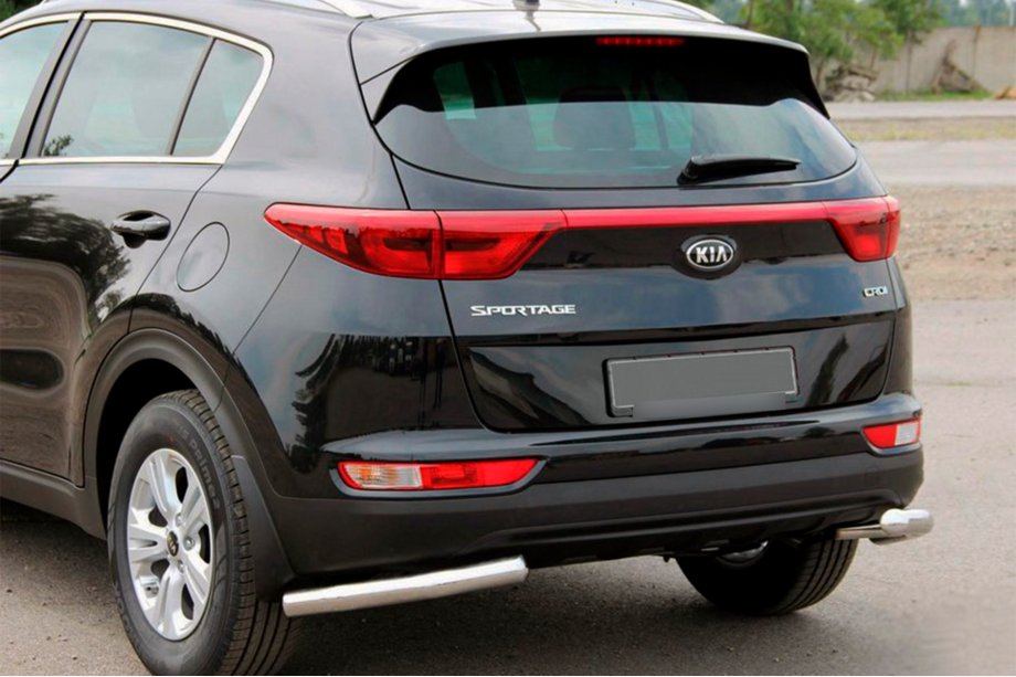 Kia Sportage 2015-2021 Rear Corner Protection AK003 (Stainless Steel) Image