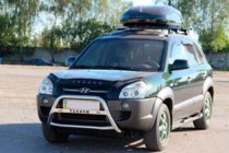 Hyundai Tucson JM 2004- Bull Bar WT025 (Stainless Steel) photo 2