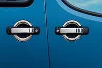 Fiat Doblo I 2005-2010 Chrome Door Handle Covers (4 pcs, Stainless Steel) photo 2
