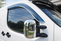 Fiat Doblo I 2005-2010 Chrome Mirror Covers (2 pcs, plastic) photo 1