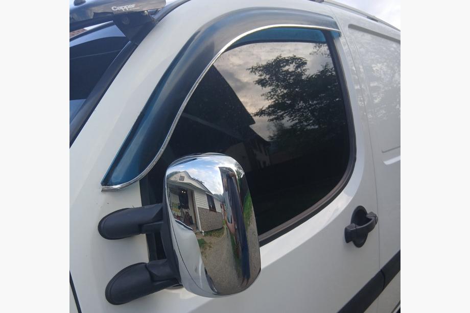 Fiat Doblo I 2005-2010 Chrome Mirror Covers (2 pcs, plastic) Carmos Photo 3