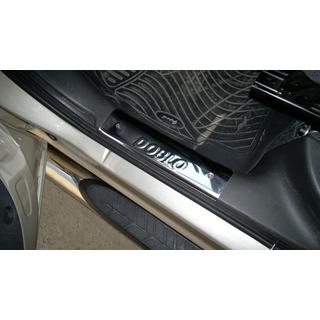 Interior door sill covers (Omsa, stainless steel) photo 3