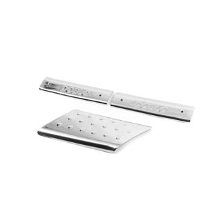 Interior door sill covers (Omsa, stainless steel) photo 1