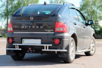 SsangYong Action 2005-2018 Rear Guard AK005-2 (Stainless Steel) photo 3