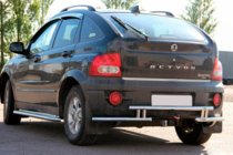 SsangYong Action 2005-2018 Rear Guard AK005-2 (Stainless Steel) photo 1
