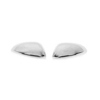 Mirror covers (2010-2012, 2 pcs, stainless steel) Seat Leon 2005-2012 photo 3