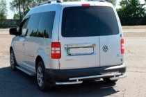 Volkswagen Caddy 2004-2010 Rear Bar AK003-2 (2 pcs, stainless steel) photo 4