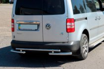 Volkswagen Caddy 2004-2010 Rear Bar AK003-2 (2 pcs, stainless steel) photo 1