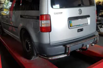 Volkswagen Caddy 2004-2010 Rear Bar AK003-3 (2 pcs, stainless steel) photo 1