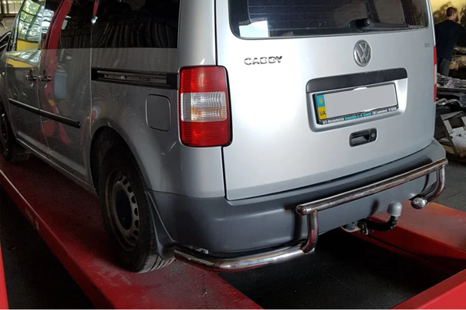 Volkswagen Caddy 2004-2010 Rear Bar AK003-3 (2 pcs, stainless steel) Image
