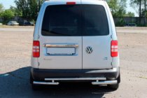 Volkswagen Caddy 2010-2015 Rear Bar AK003-2 (2 pcs, stainless steel) photo 3