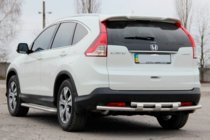 Honda CRV 2012-2016 Rear bar AK002-double (stainless steel) photo 3