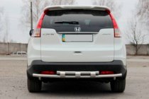 Honda CRV 2012-2016 Rear bar AK002-double (stainless steel) photo 2