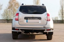 Renault Duster 2008–2017 Rear Bar AK005-Special (Stainless Steel) photo 2