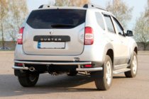 Renault Duster 2008–2017 Rear Bar AK005-Special (Stainless Steel) photo 3