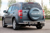 Suzuki Grand Vitara 2005-2017 Rear Guard AK005-3 (Stainless Steel) photo 1