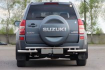 Suzuki Grand Vitara 2005-2017 Rear Guard AK005-3 (Stainless Steel) photo 2