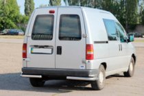 Citroen Jumpy 1996-2007 Rear double corner bars AK003-double (stainless steel) photo 2