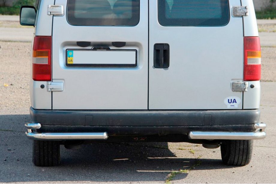 Fiat Scudo 1996-2007 Rear double corner bars AK003-double (stainless steel) Image