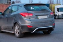 Hyundai IX-35 2010-2015 Rear Guard AK007 (Stainless Steel) photo 3