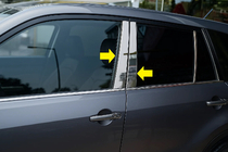 Suzuki Grand Vitara 2005-2017 Stainless Steel Door Pillar Trim (8 pcs) photo 1