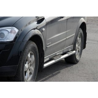 Side Bars BB002 (2 pcs, Stainless Steel) SsangYong Kyron 2005-2014 photo 1