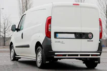 Fiat Doblo II 2010-2022 Rear Bar AK002/1-Double (Stainless Steel) photo 2