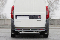 Opel Combo 2012-2018 Rear Bar AK002/1-Double (Stainless Steel) photo 2