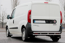 Opel Combo 2012-2018 Rear Bar AK002/1-Double (Stainless Steel) photo 1