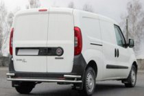 Opel Combo 2012-2018 Rear Bar AK005/2-Double (Stainless Steel) photo 1