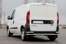 Opel Combo 2012-2018 Rear Bar AK005/2-Double (Stainless Steel) photo 3