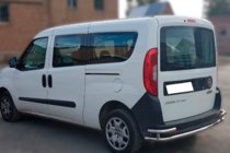 Fiat Doblo II 2010-2022 Rear Bar AK005/2-Double (Stainless Steel) photo 3