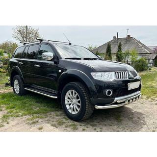 Front Bar ST015 (Stainless Steel) Mitsubishi Pajero Sport 2008-2015 photo 1