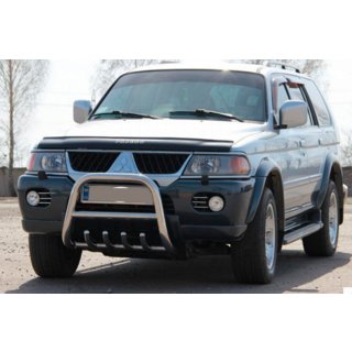 Bull Bar QT006 (Stainless Steel) Mitsubishi Pajero Sport 1996-2007 photo 3