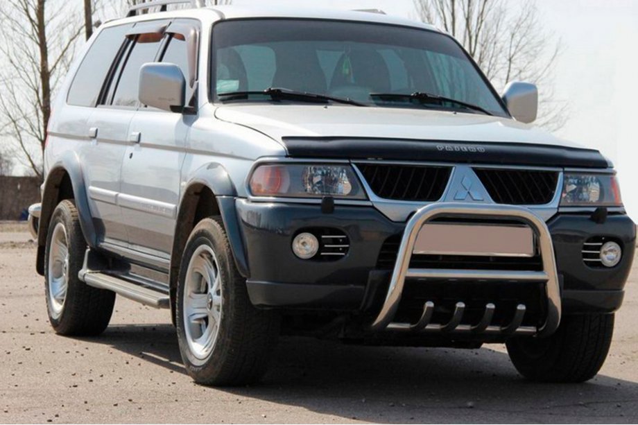 Mitsubishi Pajero Sport 1996-2007 Bull Bar QT006 (Stainless Steel) Image