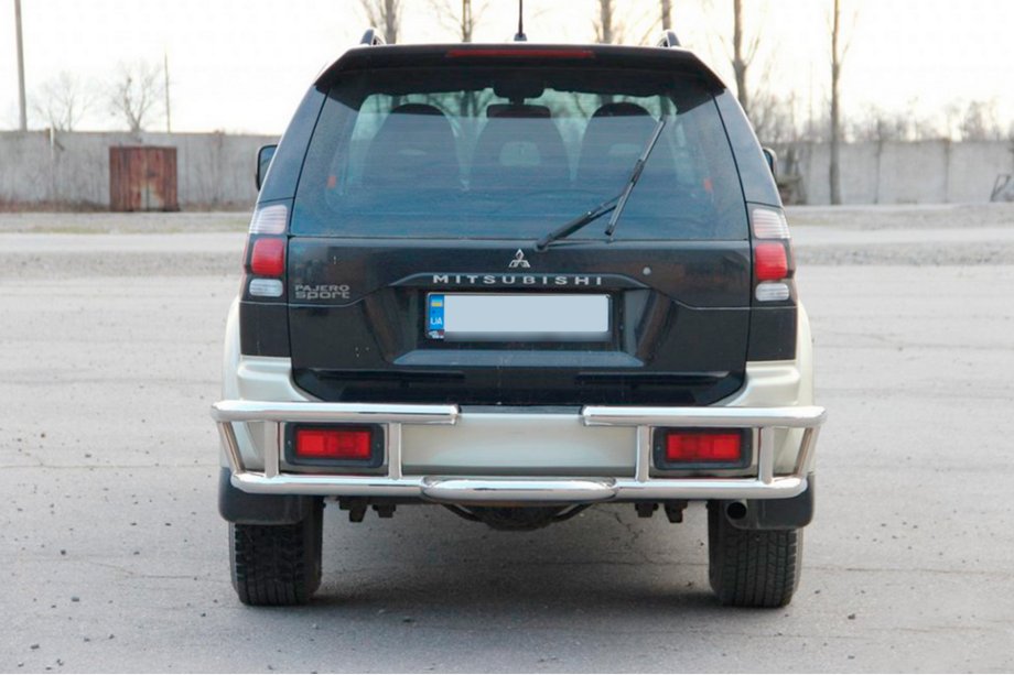 Mitsubishi Pajero Sport 1996-2007 Rear Guard AK-Special (Stainless Steel) Photo 2