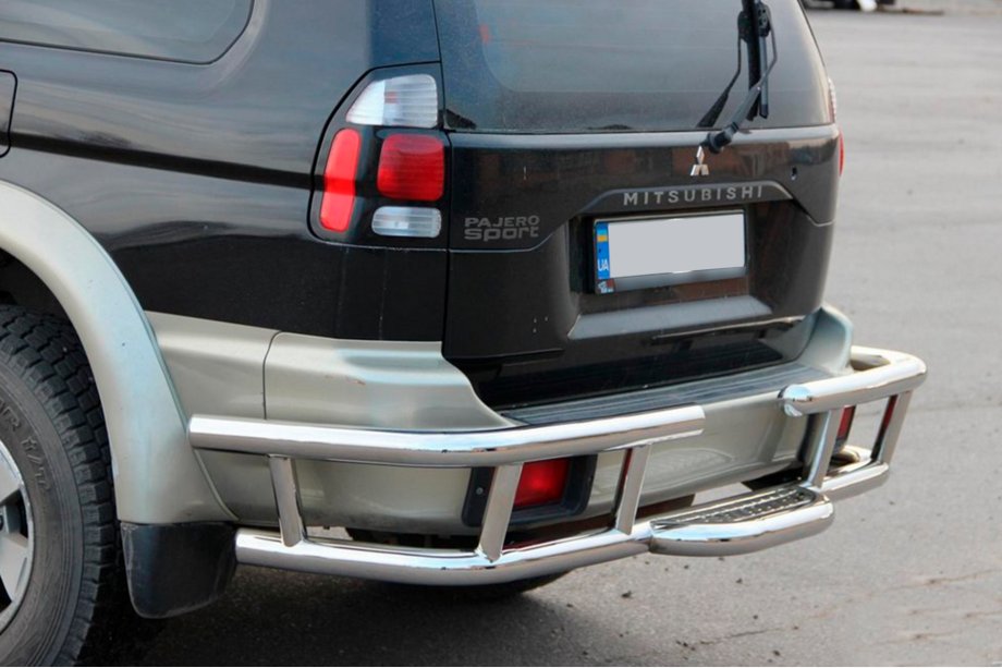 Mitsubishi Pajero Sport 1996-2007 Rear Guard AK-Special (Stainless Steel) Photo 1